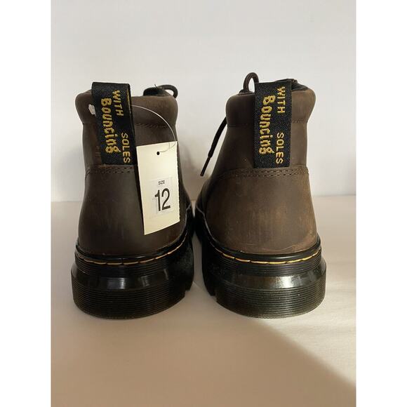 NWT Dr. Marten Size 13 M Bonny Leather Crazy Horse Distressed Dark Brown - Picture 6 of 13